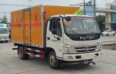 福田易燃液体厢式运输车