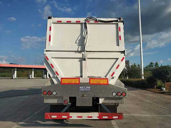 HLV9402ZLS型散装粮食运输半挂车/散装饲料运输车图片/散装饲料运输车价格