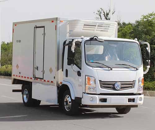 东风插电式混合动力冷藏车（厢长4.05米）/散装饲料运输车图片/散装饲料运输车价格