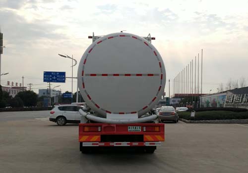 东风天龙30方低密度粉粒物料运输车