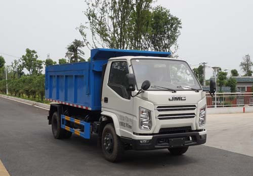 江铃JX1071TG26型5.5方展翼自卸式垃圾车