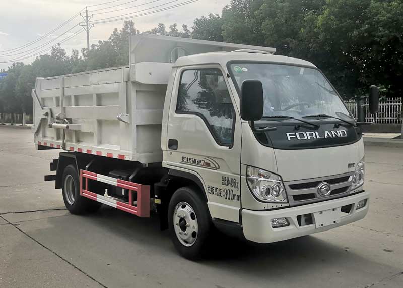 福田BJ3045D9JB5-52型5方对接自卸式垃圾车