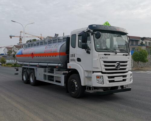 欧曼牌HFV5260GRYEQ6型易燃液体罐式运输车
